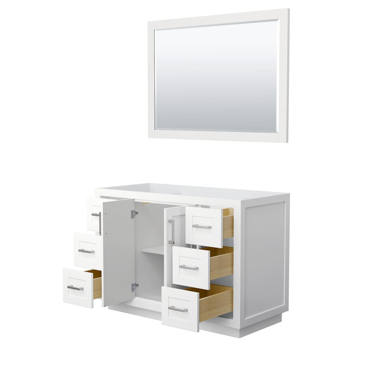 Miranda 48" Single Free Standing Vanity Cabinet - Less Vanity Top