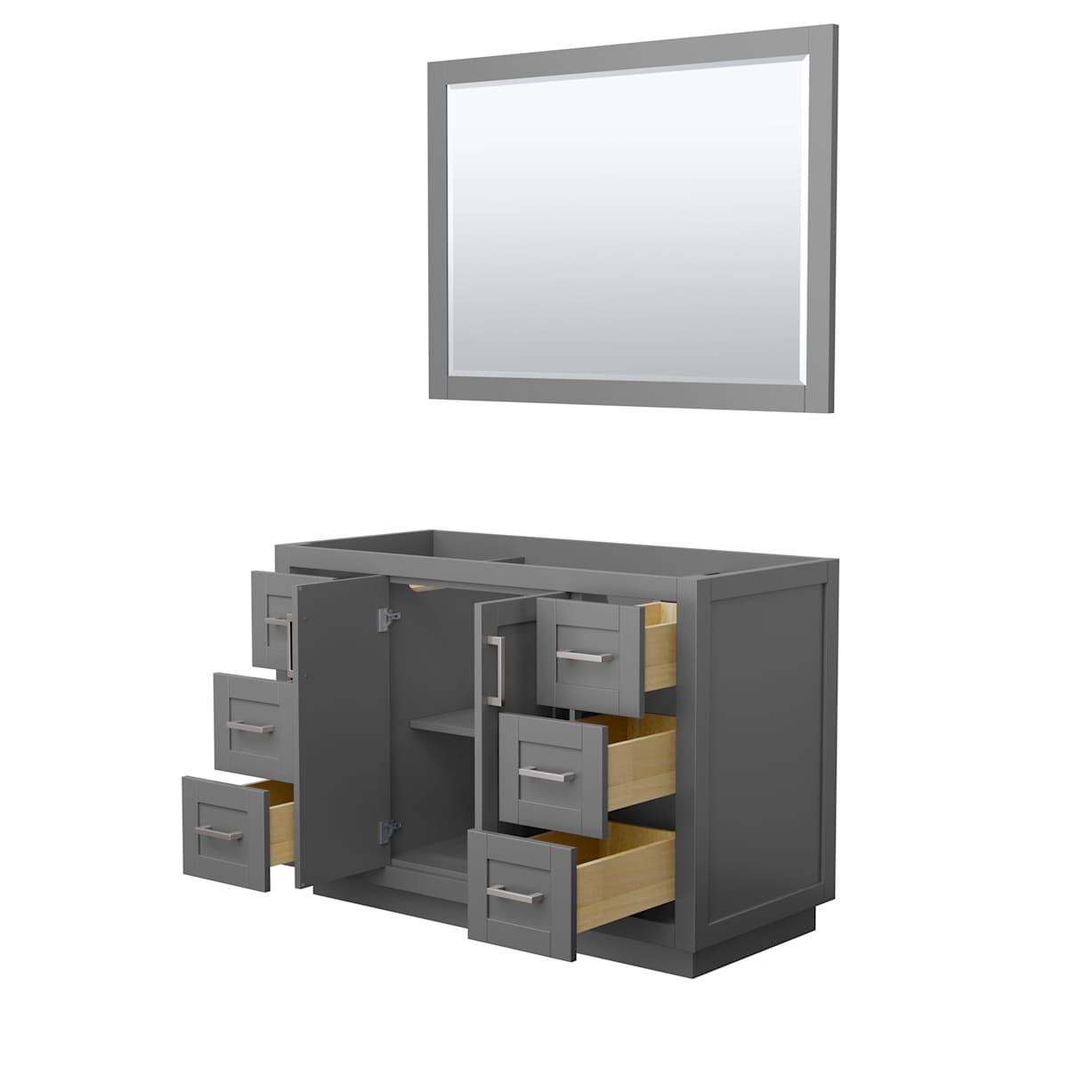 Miranda 48" Single Free Standing Vanity Cabinet - Less Vanity Top - image 10