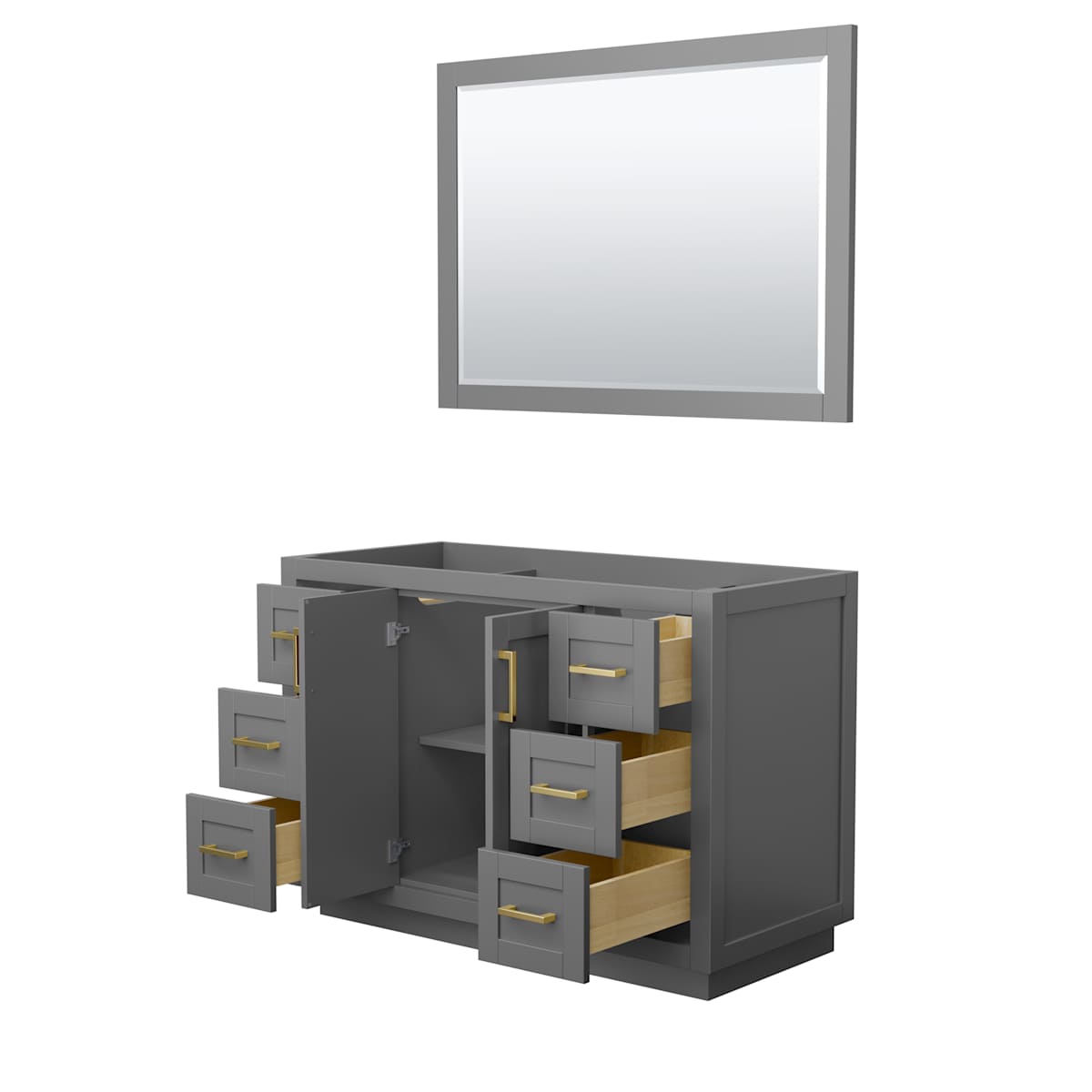 Miranda 48" Single Free Standing Vanity Cabinet - Less Vanity Top - image 13