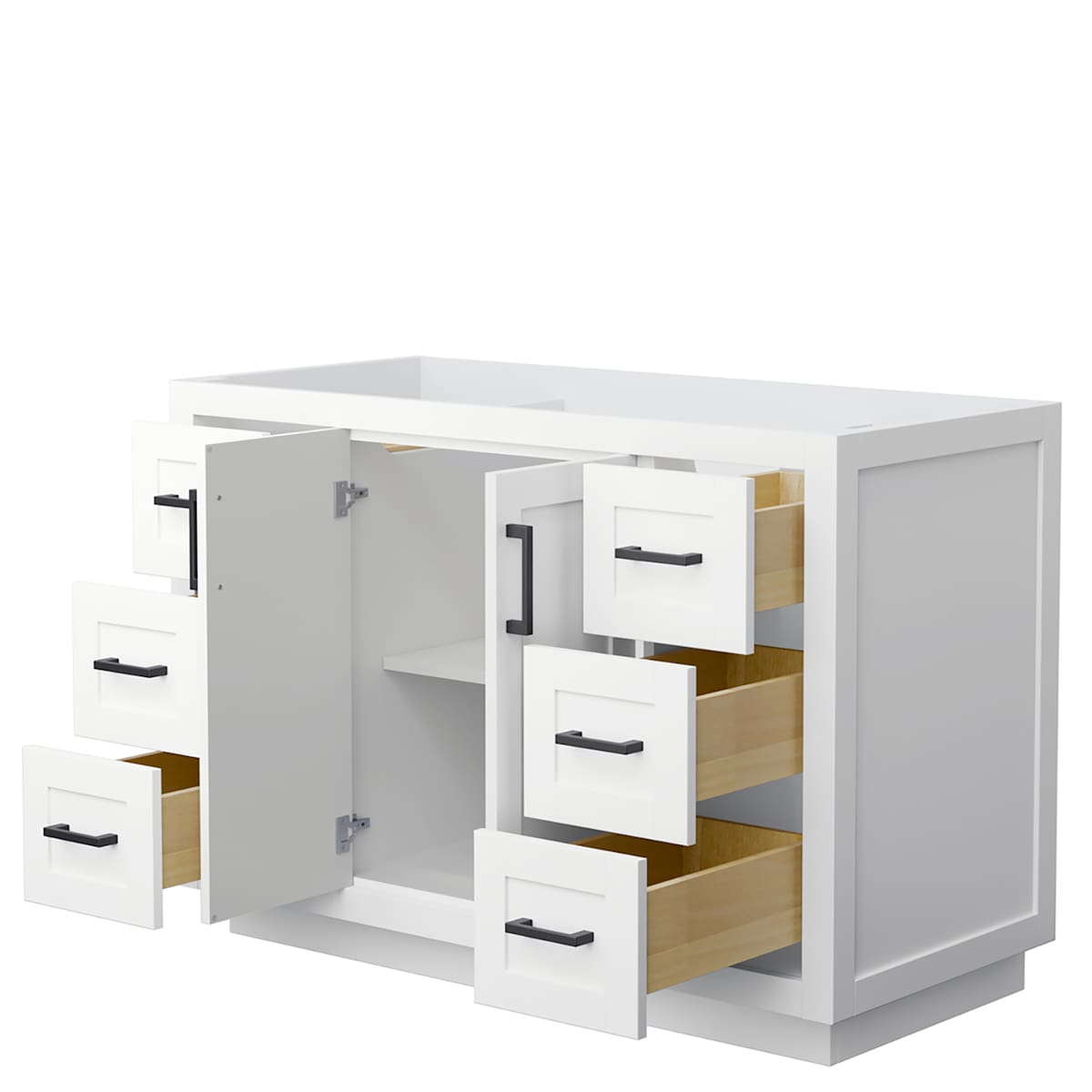 Miranda 48" Single Free Standing Vanity Cabinet Only - Less Vanity Top