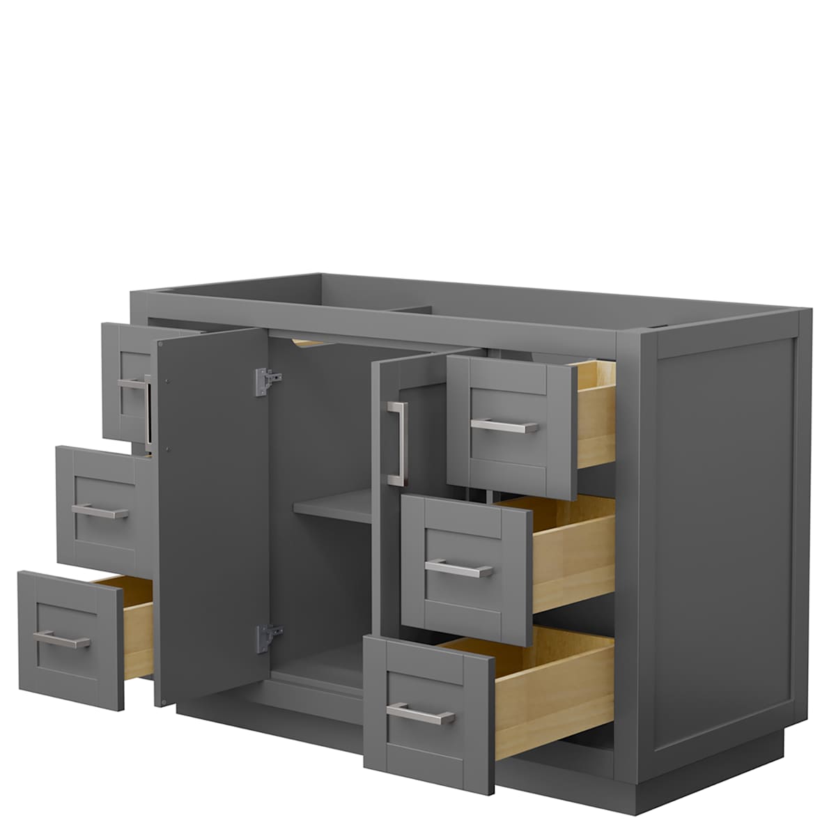 Miranda 48" Single Free Standing Vanity Cabinet Only - Less Vanity Top