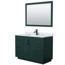 Miranda 48" Free Standing Single Basin Vanity Set with Cabinet, Marble Vanity Top, and Framed Mirror - image 15