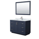Miranda 48" Free Standing Single Basin Vanity Set with Cabinet, Marble Vanity Top, and Framed Mirror - image 20
