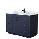 Miranda 48" Free Standing Single Basin Vanity Set with Cabinet and Marble Vanity Top - image 2