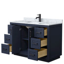 Miranda 48" Free Standing Single Basin Vanity Set with Cabinet and Marble Vanity Top - image 3