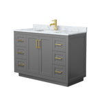 Miranda 48" Free Standing Single Basin Vanity Set with Cabinet and Marble Vanity Top - image 12
