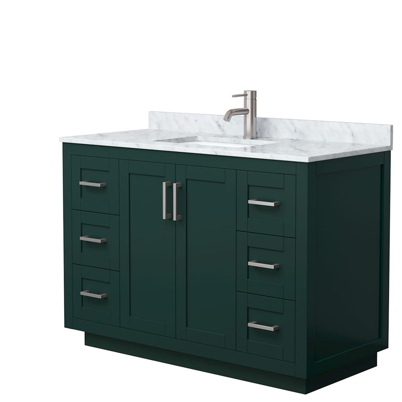 Miranda 48" Free Standing Single Basin Vanity Set with Cabinet and Marble Vanity Top - image 13