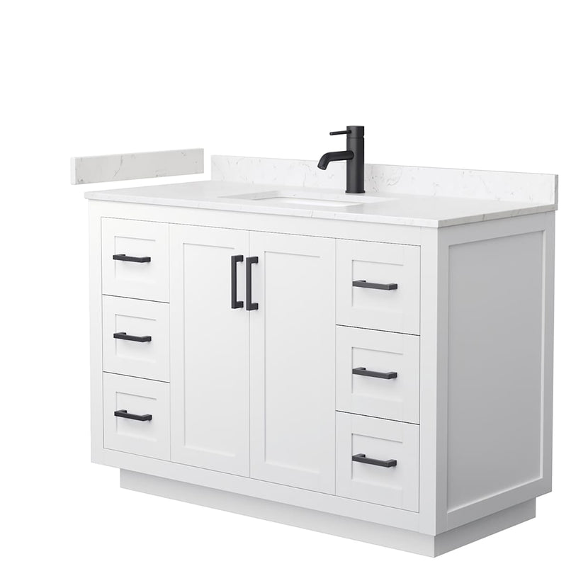 Miranda 48" Free Standing Single Basin Vanity Set with Cabinet and Cultured Marble Vanity Top - image 14