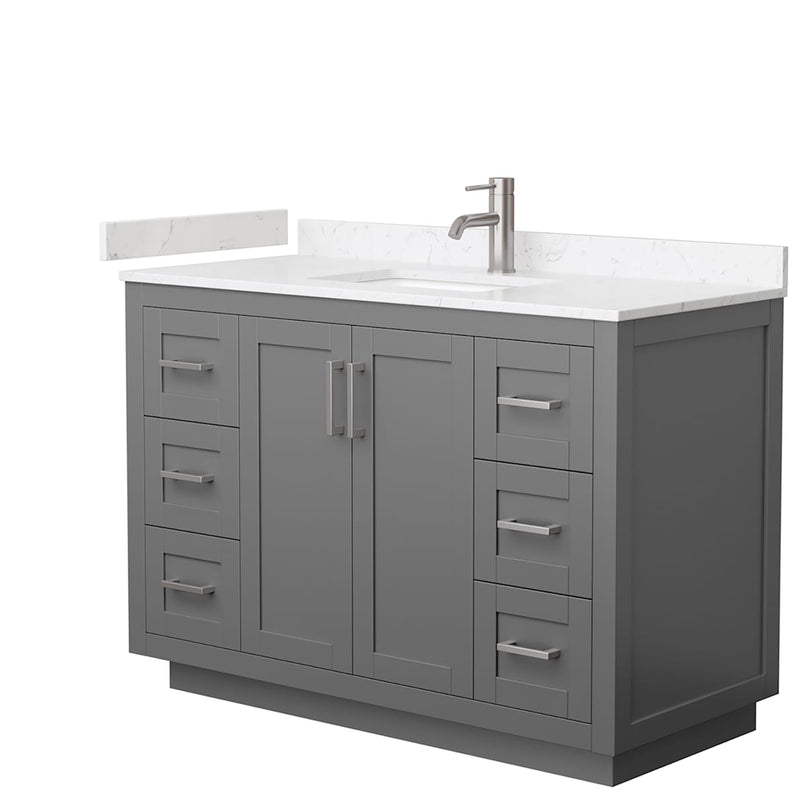 Miranda 48" Free Standing Single Basin Vanity Set with Cabinet and Cultured Marble Vanity Top - image 16
