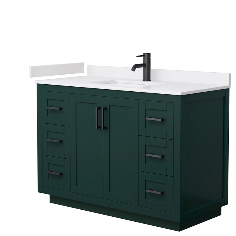 Miranda 48" Free Standing Single Basin Vanity Set with Cabinet and Cultured Marble Vanity Top - image 17