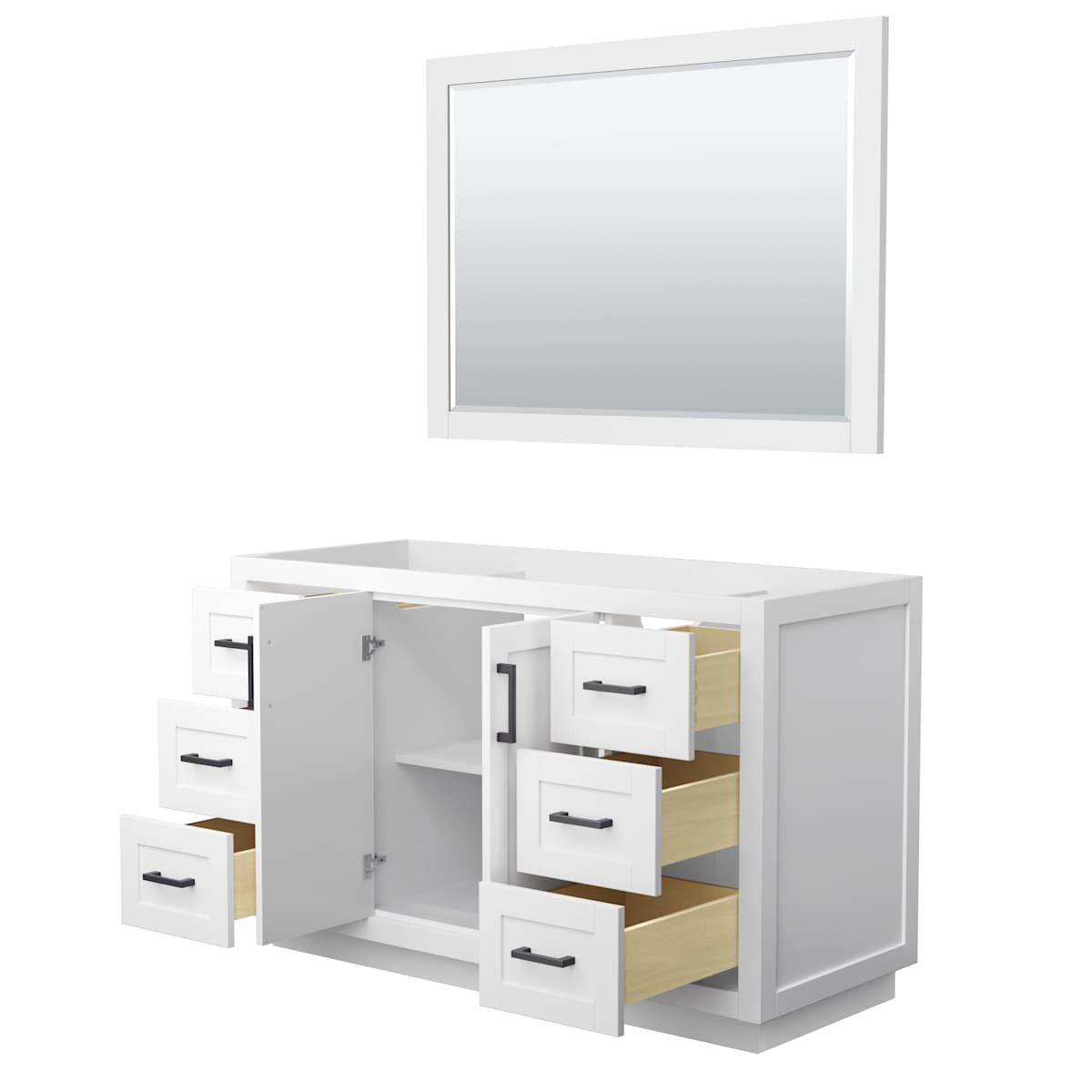 Miranda 54" Single Free Standing Vanity Cabinet - Less Vanity Top - image 9