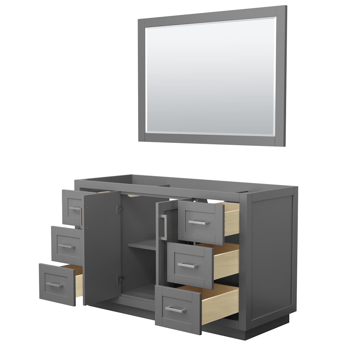 Miranda 54" Single Free Standing Vanity Cabinet - Less Vanity Top - image 10