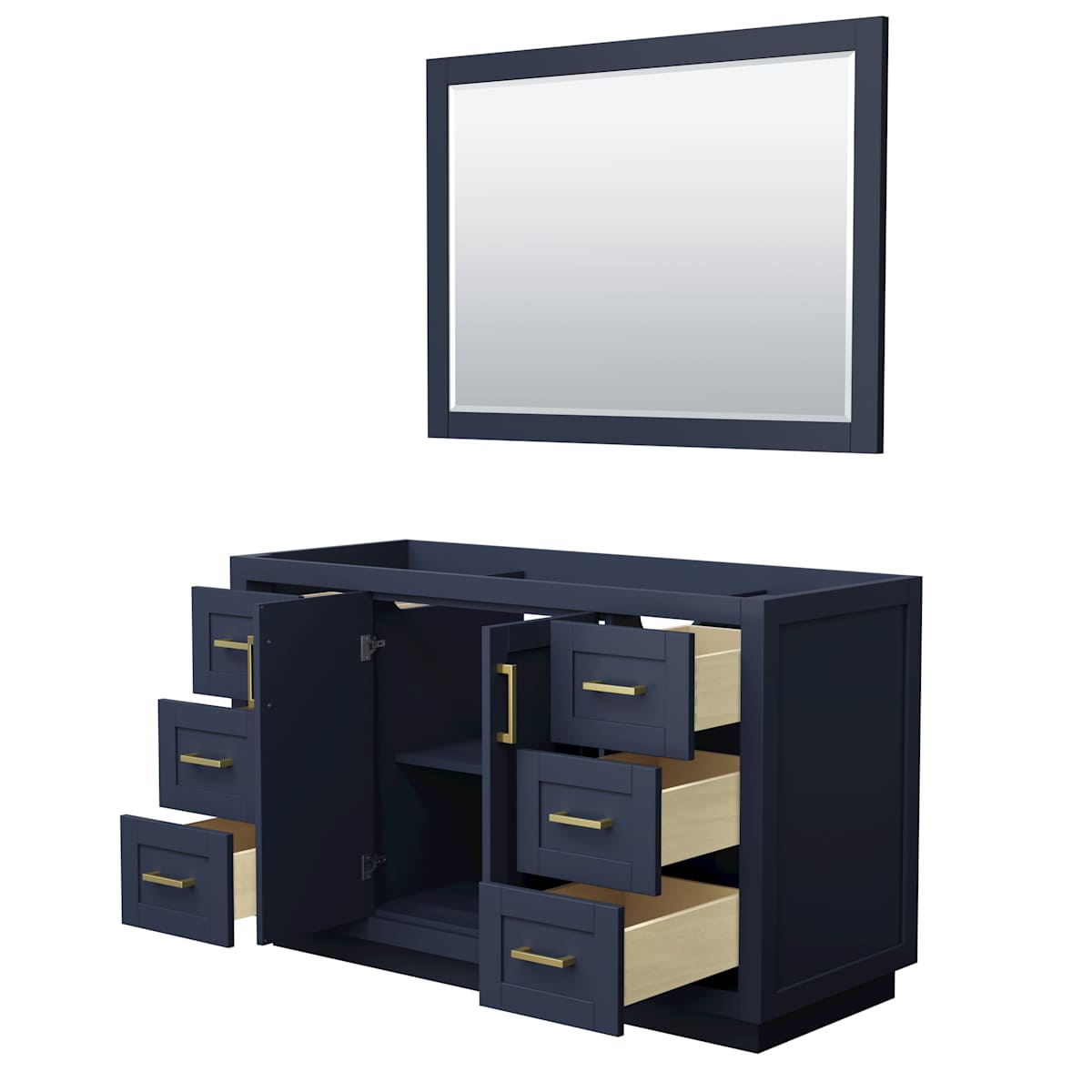 Miranda 54" Single Free Standing Vanity Cabinet - Less Vanity Top - image 19