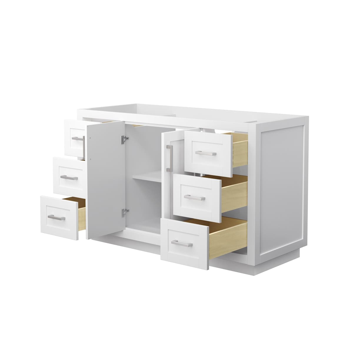 Miranda 54" Single Free Standing Vanity Cabinet Only - Less Vanity Top