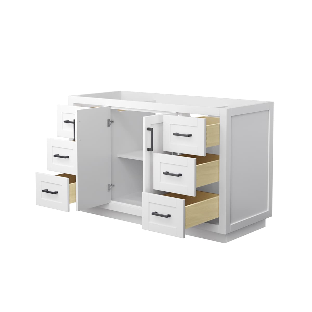 Miranda 54" Single Free Standing Vanity Cabinet Only - Less Vanity Top