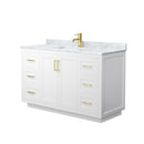 Miranda 54" Free Standing Single Basin Vanity Set with Cabinet and Marble Vanity Top - image 8