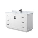 Miranda 54" Free Standing Single Basin Vanity Set with Cabinet and Marble Vanity Top - image 9