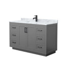 Miranda 54" Free Standing Single Basin Vanity Set with Cabinet and Marble Vanity Top - image 15