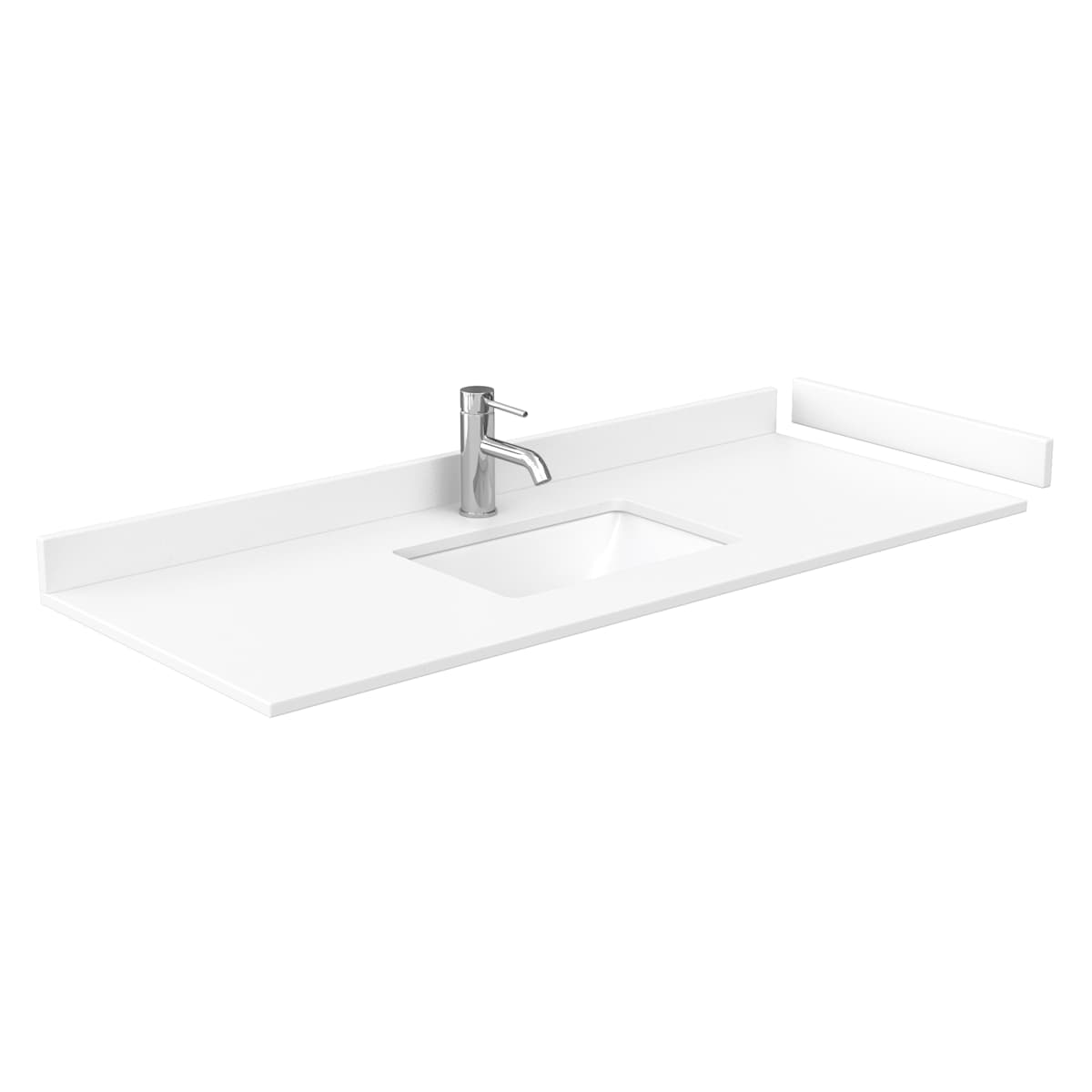 Miranda 54" Free Standing Single Basin Vanity Set with Cabinet and Cultured Marble Vanity Top - image 9