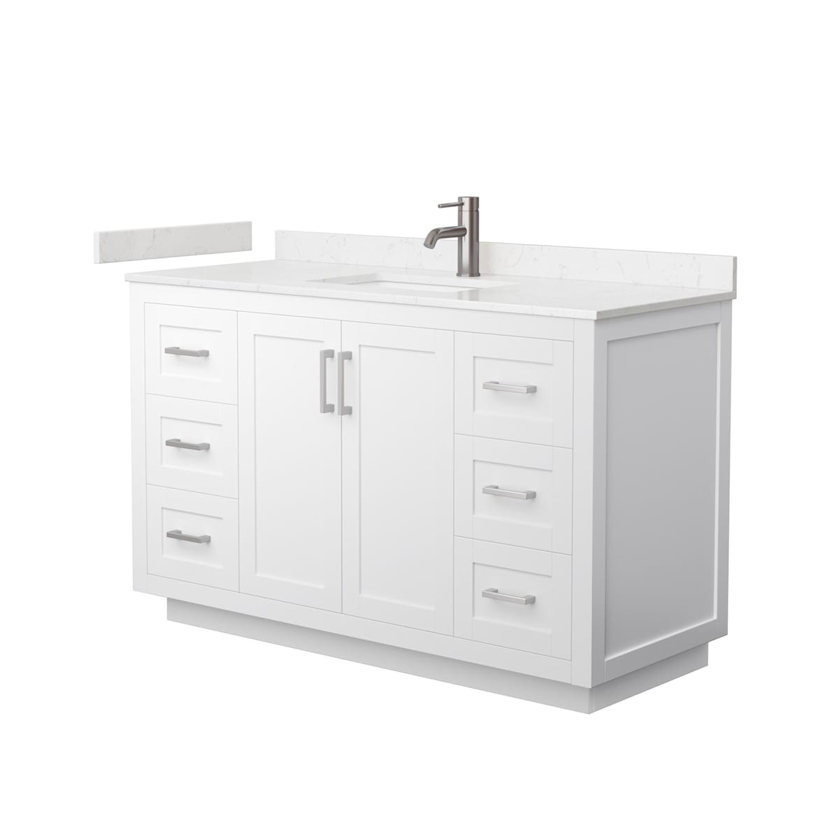 Miranda 54" Free Standing Single Basin Vanity Set with Cabinet and Cultured Marble Vanity Top
