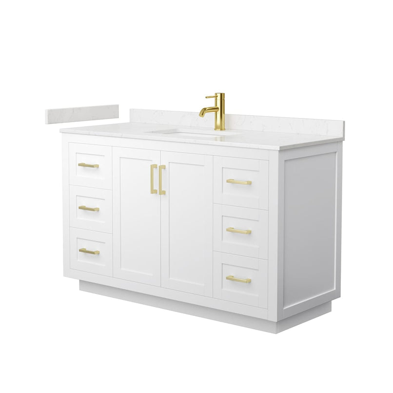 Miranda 54" Free Standing Single Basin Vanity Set with Cabinet and Cultured Marble Vanity Top - image 15