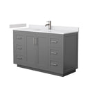 Miranda 54" Free Standing Single Basin Vanity Set with Cabinet and Cultured Marble Vanity Top - image 18