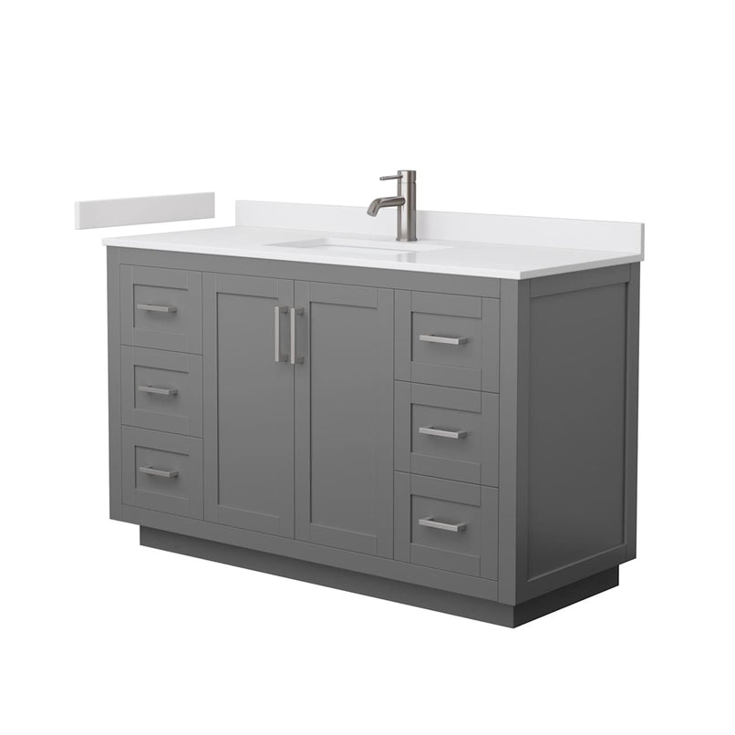 Miranda 54" Free Standing Single Basin Vanity Set with Cabinet and Cultured Marble Vanity Top - image 18
