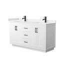 Miranda 60" Free Standing Double Basin Vanity Set with Cabinet and Cultured Marble Vanity Top - image 13