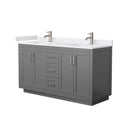 Miranda 60" Free Standing Double Basin Vanity Set with Cabinet and Cultured Marble Vanity Top - image 14