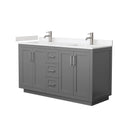 Miranda 60" Free Standing Double Basin Vanity Set with Cabinet and Cultured Marble Vanity Top - image 15