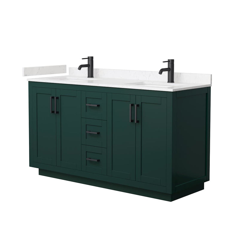 Miranda 60" Free Standing Double Basin Vanity Set with Cabinet and Cultured Marble Vanity Top - image 17