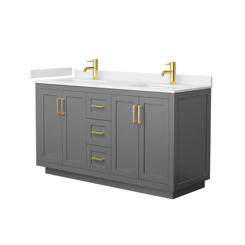 Miranda 60" Free Standing Double Basin Vanity Set with Cabinet and Cultured Marble Vanity Top - image 18