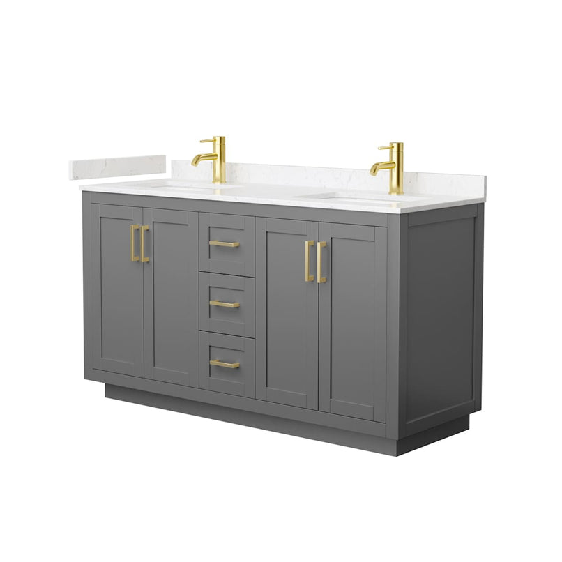 Miranda 60" Free Standing Double Basin Vanity Set with Cabinet and Cultured Marble Vanity Top - image 19