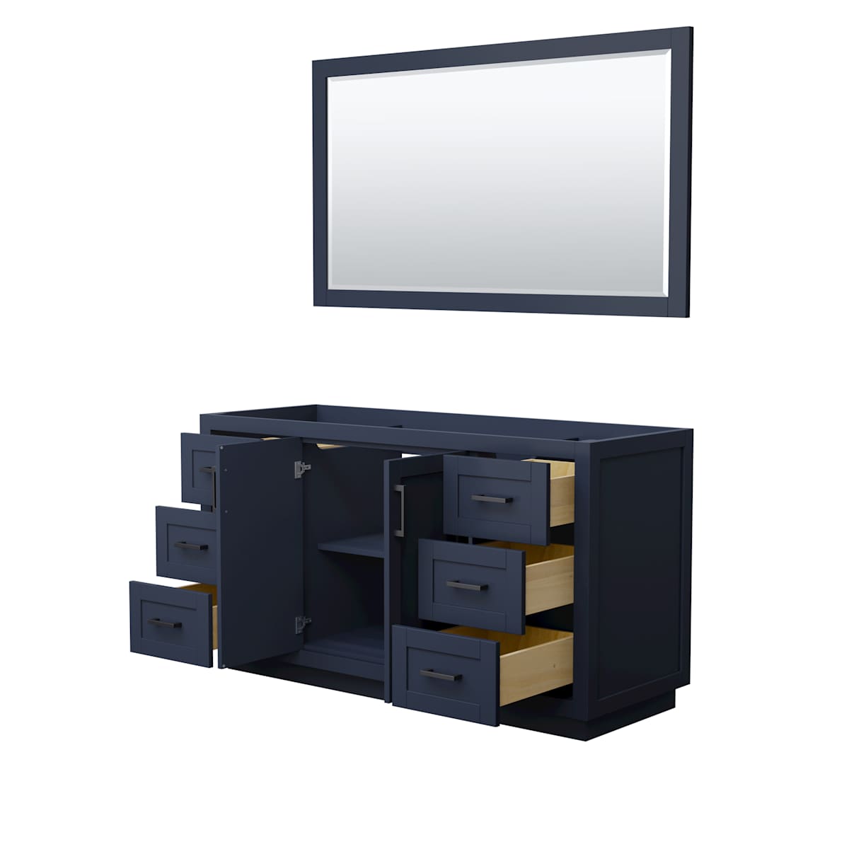 Miranda 60" Single Free Standing Vanity Cabinet - Less Vanity Top - image 2