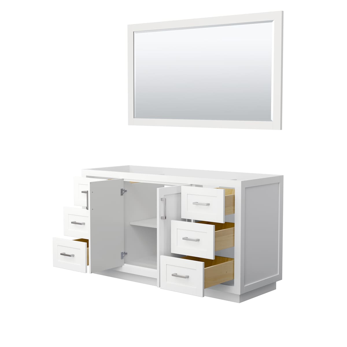 Miranda 60" Single Free Standing Vanity Cabinet - Less Vanity Top - image 6