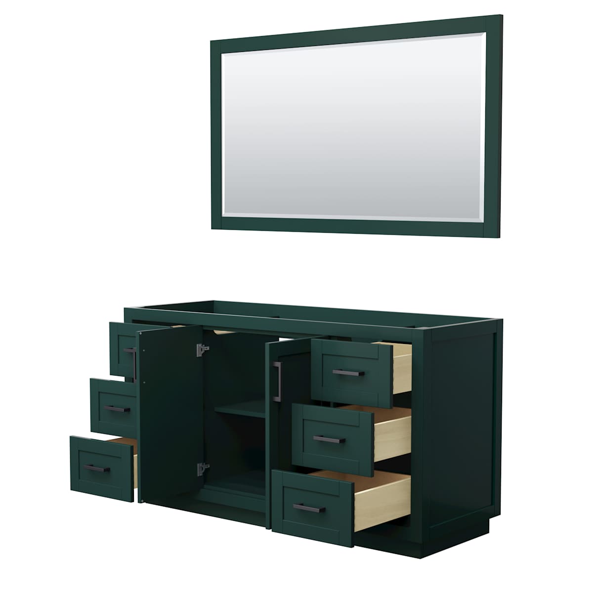 Miranda 60" Single Free Standing Vanity Cabinet - Less Vanity Top