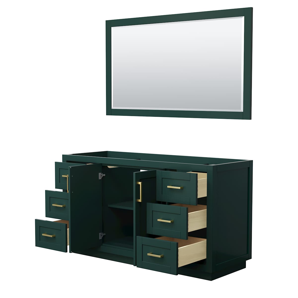 Miranda 60" Single Free Standing Vanity Cabinet - Less Vanity Top - image 15