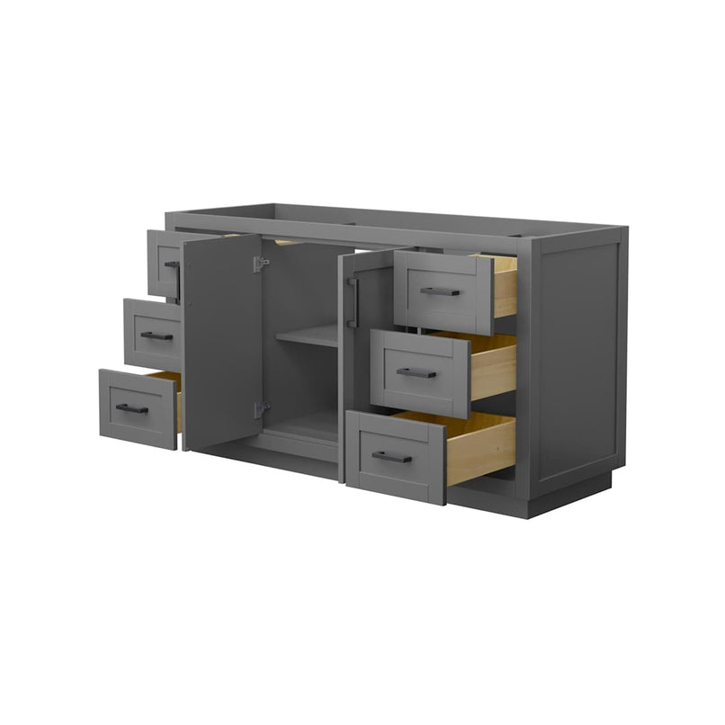 Miranda 60" Single Free Standing Vanity Cabinet Only - Less Vanity Top - image 13