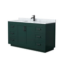 Miranda 60" Free Standing Single Basin Vanity Set with Cabinet and Marble Vanity Top - image 11