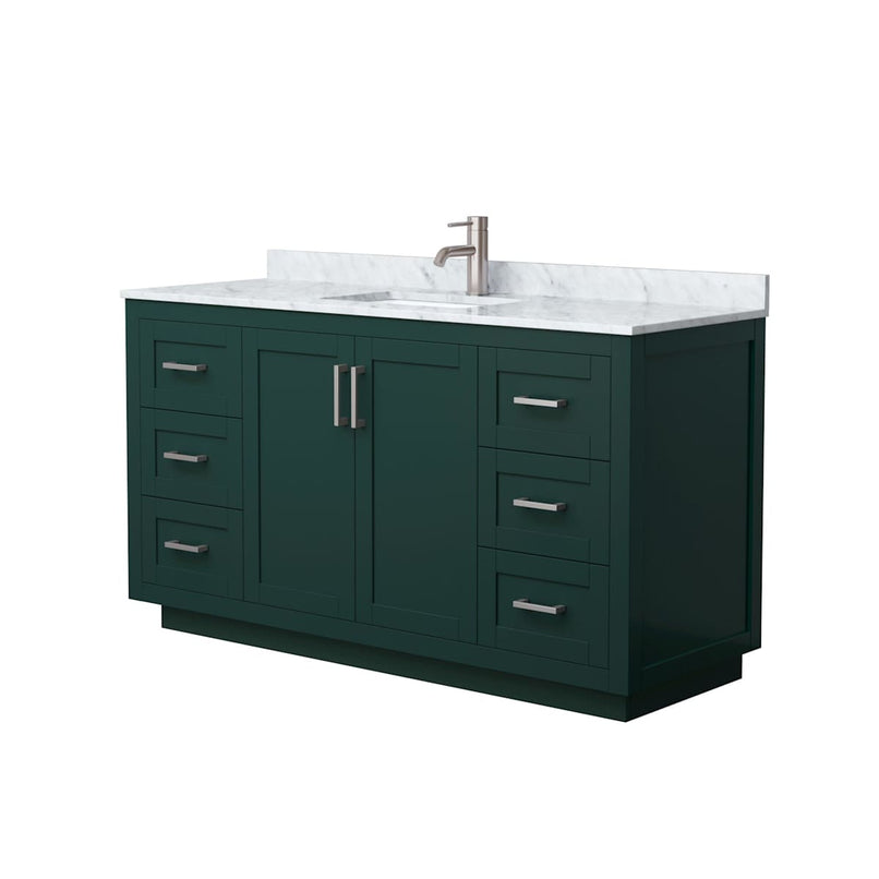 Miranda 60" Free Standing Single Basin Vanity Set with Cabinet and Marble Vanity Top - image 13
