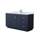 Miranda 60" Free Standing Single Basin Vanity Set with Cabinet and Marble Vanity Top - image 16