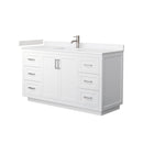 Miranda 60" Free Standing Single Basin Vanity Set with Cabinet and Cultured Marble Vanity Top - image 9