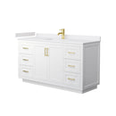 Miranda 60" Free Standing Single Basin Vanity Set with Cabinet and Cultured Marble Vanity Top - image 10