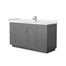 Miranda 60" Free Standing Single Basin Vanity Set with Cabinet and Cultured Marble Vanity Top - image 14