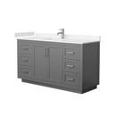 Miranda 60" Free Standing Single Basin Vanity Set with Cabinet and Cultured Marble Vanity Top - image 15