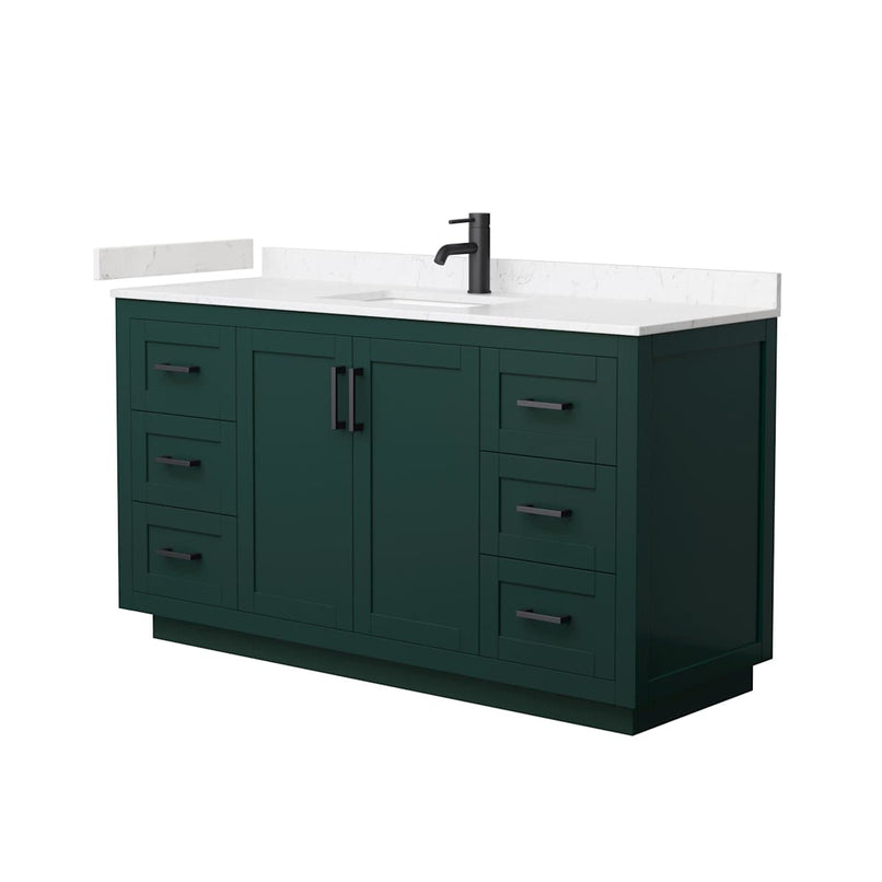 Miranda 60" Free Standing Single Basin Vanity Set with Cabinet and Cultured Marble Vanity Top - image 17