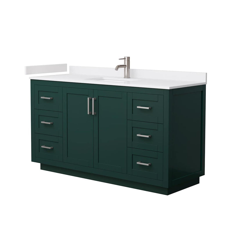 Miranda 60" Free Standing Single Basin Vanity Set with Cabinet and Cultured Marble Vanity Top - image 20