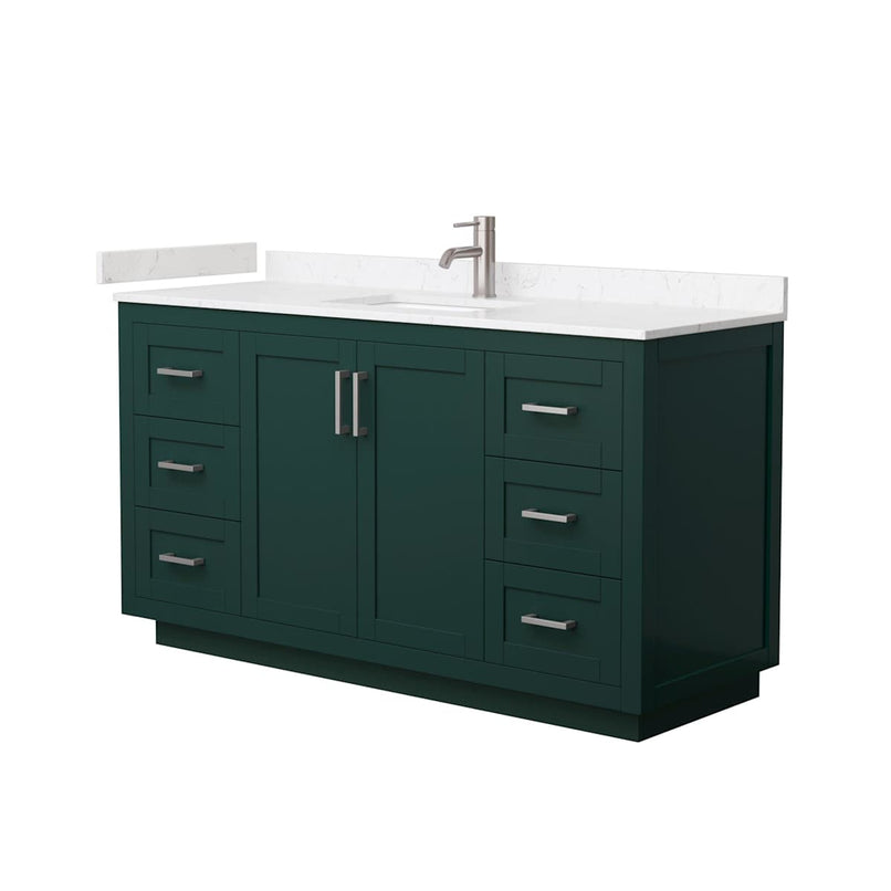 Miranda 60" Free Standing Single Basin Vanity Set with Cabinet and Cultured Marble Vanity Top - image 21