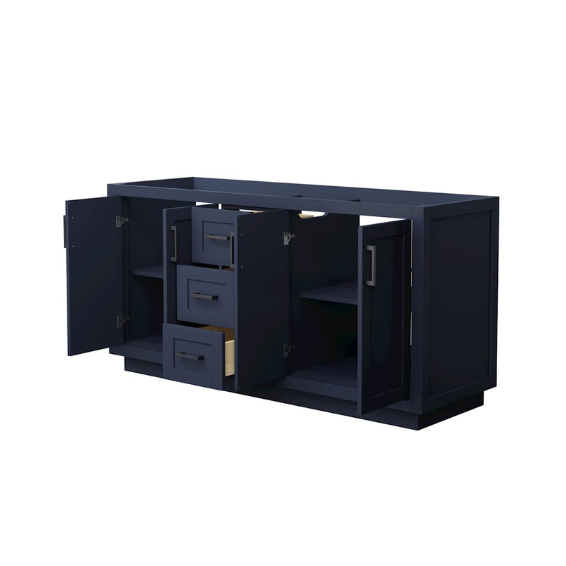 Miranda 66" Double Free Standing Vanity Cabinet Only - Less Vanity Top - image 2