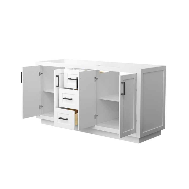 Miranda 66" Double Free Standing Vanity Cabinet Only - Less Vanity Top - image 13